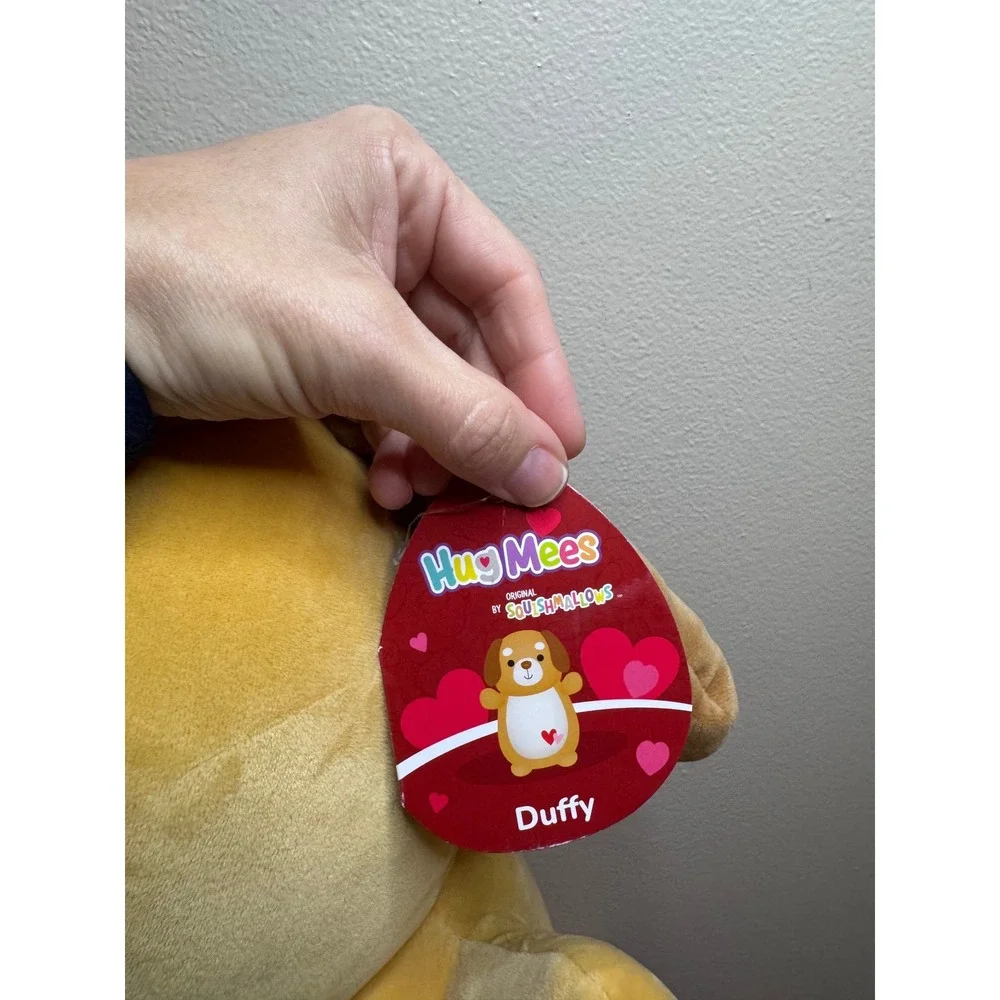 Squishmallows HugMees Duffy‎ Dog Valentine Plush 16in